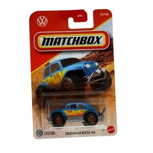 Matchbox 2024 Volkswagen Beetle 4x4 12/125 – Blue Off-Road New on Card